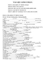 TÀI LIỆU ôn THI học SINH GIỎI tiếng anh  lớp 4 và 5