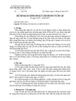 Tuan 28 kế hoạch sinh hoạt tuần