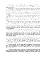 tài liệu cuộc thi tìm hiểu lịch sử quan hệ việt nam   lào