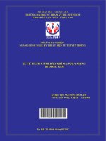 Xe tự hành cảnh báo khí gas qua mạng di động GSM 