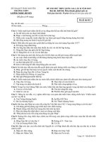 Đề thi thử THPT QG môn lịch sử năm 2019 lần 2   THPT lương ngọc quyến   mã đề 018 