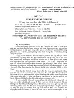 một số biện pháp giúp học sinh yêu thích môn thể dục ở trường tiểu học