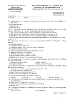 Đề thi thử THPT QG môn lịch sử năm 2019 lần 2   THPT lương ngọc quyến   mã đề 019 