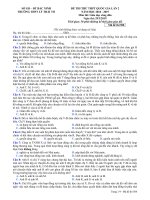 Đề thi thử THPT QG môn GDCD năm 2019 lần 2   THPT lý thái tổ   mã đề 508 