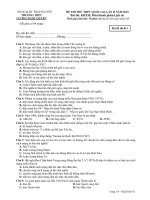 Đề thi thử THPT QG môn lịch sử năm 2019 lần 2   THPT lương ngọc quyến   mã đề 011 