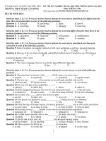 Đề thi thử THPT QG môn tiếng anh năm 2019   THPT phạm văn đồng 