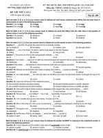 Đề thi thử THPT quốc gia 2019 môn tiếng anh lần 2 có đáp án   trường THPT ngô quyền 