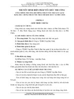 Thuyết minh BPTC mương thoát nước thải