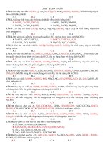 Bộ chuyên đề, bài tập trắc nghiệm tổng hợp môn hóa học 11 (lý thuyết, bài tập trắc nghiệm 7 chương gồm 3 chuyên đề vô cơ và 4 chuyên đề hữu cơ)