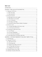 TỔNG QUAN VỀ GIẢI PHÁP ISA, CÀI ĐẶT FOREFRONT TMG SEVER VÀ CẤU HÌNH MỘT SỐ CHÍNH SÁCH BẢO MẬT