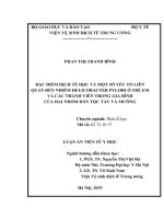 Đặc điểm dịch tễ học và một số yếu tố liên quan đến nhiễm helicobacter pylori ở trẻ em và các thành viên trong gia đình của hai nhóm dân tộc tày và mường 