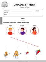 Lớp 3 bài nghe chương trình Smart start