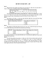 Bài tập môn cơ học đất