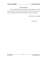 Thực trạng tình hình quản trị vốn lưu động tại công ty cổ phần thương mại miền núi thanh hóa 