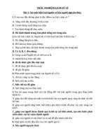 TRAC NGHIEM LICH SU 10  theo bài