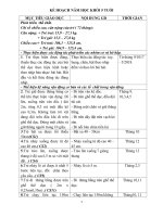 KẾ HOẠCH năm học KHỐI 5 TUỔI 2017   2018 