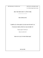 Nghiên cứu tổng hợp vật liệu bán dẫn hữu cơ ứng dụng trong lĩnh vực quang điện tử tt