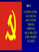 Bài 2 Cương lĩnh xây dựng đất nước trong thời kỳ quá độ...