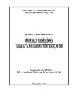 Vận dụng phương pháp thảo luận nhóm vào dạy học tác phẩm văn chương ở trường THPT 