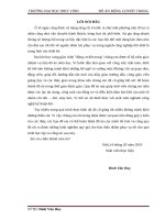 đồ an môn học tính toán động cơ đốt trong