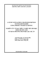 A STUDY ONTEACHING GRAPH DESCRIPTION TO ENGLISH MAJORS USING PROJECT BASED LEARNING 