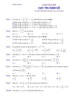 129  TỔNG ôn 06 chuyên đề cực trị hàm số file đáp án