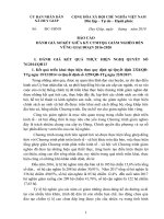 Báo cáo đánh giá sơ kết giữa kỳ Chương trình MTQG giảm nghèo bền vững  giai đoạn 2016  2020