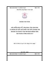 ĐẶC điểm DỊCH tể, lâm SÀNG, cận lâm SÀNG  và NHẬN xét kết QUẢ điều TRỊ TRẺ có NHỊP TIM NHANH tại TRUNG tâm TIM MẠCH BỆNH VIỆN NHI TRUNG ƯƠNG năm 2019 