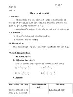 giáo án đại số 7 cả năm chuẩn kiến thức kỹ năng