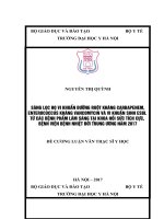 SÀNG lọc họ VI KHUẨN ĐƯỜNG RUỘT KHÁNG CARBAPENEM, ENTEROCOCCUS KHÁNG VANCOMYCIN và VI KHUẨN SINH ESBL từ các BỆNH PHẨM lâm SÀNG tại KHOA hồi sức TÍCH cực, BỆNH VIỆN BỆNH NHIỆT đới TRUNG ƯƠNG năm 2017 