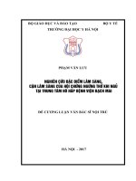 nghiên cưu đặc điểm lâm sàng cận lâm sàng của hội chứng ngừng thở khi ngủ tại trung tâm hô hấp bệnh viện bạch mai 