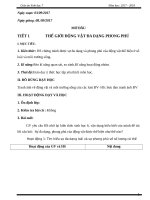 giáo án sinh học 7 cả năm chuẩn kiến thức kỹ năng