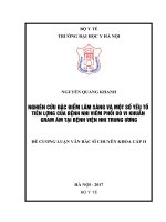 NGHIÊN cứu đặc điểm lâm SÀNG và một số yếu tố TIÊN LƯỢNG của BỆNH NHI VIÊM PHỔI DO VI KHUẨN GRAM âm tại BỆNH VIỆN NHI TRUNG ƯƠNG 