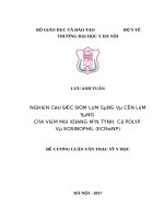 nghiên cứu đặc điểm lâm sàng và cận lâm sàng của viêm mũi xoang mạn tính có polyp và eosinophil (ecrwnp) 