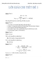 Hướng dẫn ôn thi cuối kì môn Hóa đại cương