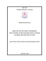 NHẬN xét kết QUẢ điều TRỊ HORMON TĂNG TRƯỞNG ở TRẺ EM bị hội CHỨNG TURNER tại BỆNH VIỆN NHI TRUNG ƯƠNG 