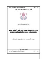 ĐÁNH GIÁ kết QUẢ THAY KHỚP HÁNG TOÀN PHẦN KHÔNG XI MĂNG ở BỆNH NHÂN LOÃNG XƯƠNG 