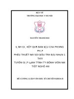 ĐÁNH GIÁ kết QUẢ BAN đầu của PHƯƠNG PHÁP PHẪU THUẬT nội SOI điều TRỊ bướu NHÂN 1 THÙY TUYẾN GIÁP LÀNH TÍNH tại BỆNH VIỆN nội TIẾT NGHỆ AN 