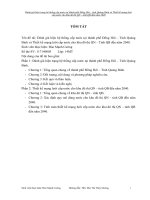 Đánh giá hiện trạng hệ thống cấp nước tại thành phố Đồng Hới – tỉnh Quảng Bình