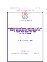 Nghiên cứu đặc điểm điện sinh lý tim và kết quả điều trị hội chứng Wolff-Parkinson-White ở trẻ em bằng năng lượng sóng có tần số radio (FULL TEXT)