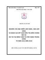 NGHIÊN cứu đặc điểm lâm SÀNG, cận lâm SÀNG và ĐÁNH GIÁ kết QUẢ điều TRỊ BIẾN CHỨNG nội sọ DO TAI tại BÊNH VIỆN TAI mũi HỌNG TRUNG ƯƠNG từ năm 2014 đến 2019 