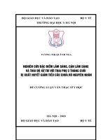 NGHIÊN cứu đặc điểm lâm SÀNG, cận lâm SÀNG và THÁI độ xử TRÍ với THAI PHỤ 3 THÁNG CUỐI bị XUẤT HUYẾT GIẢM TIỂU cầu CHƯA rõ NGUYÊN NHÂN 