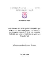 NGHIÊN cứu đặc điểm vị TRÍ GIẢI PHẪU gốc ĐỘNG MẠCH VÀNH và kết QUẢ PHẪU THUẬT sửa TOÀN bộ BỆNH THẤT PHẢI HAI ĐƯỜNG RA THỂ đảo gốc ĐỘNG MẠCH tại BỆNH VIỆN NHITRUNG ƯƠNG 