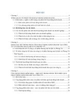 Ứng dụng phần mềm misa – sme.net trong phân tích hiệu quả kinh doanh tại công ty cổ phần thương mại  dịch vụ Phong Vũ  Thái Nguyên