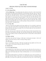 CHUYÊN đề PHƯƠNG PHÁP dạy bài THỰC HÀNH SINH học SH cụm