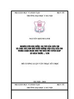 NGHIÊN cứu đặc điểm, VAI TRÒ của SIÊU âm và CHỌC hút KIM NHỎ dưới HƯỚNG dẫn của SIÊU âm  TRONG CHẨN đoán UNG THƯ BIỂU MÔTUYẾN GIÁP có KÍCH THƯỚC ≤1CM 