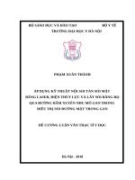 ÁP DỤNG kỹ THUẬT nội SOI tán sỏi mật BẰNG LASER, điện THỦY lực và lấy sỏi BẰNG rọ QUA ĐƯỜNG hầm XUYÊN NHU mô GAN TRONG điều TRỊ sỏi ĐƯỜNG mật TRONG GAN 