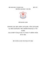 NGHIÊN cứu đặc điểm lâm SÀNG, cận lâm SÀNG và HIỆU QUẢ điều TRỊ ở BỆNH NHÂN đa u tủy XƯƠNG SAU GHÉP tế bào gốc tự THÂN tại BỆNH VIỆN BẠCH MAI 