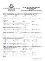 de thi thu toan thpt quoc gia nam 2019 lan 3 truong luong the vinh ha noi 