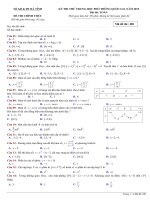 Đề thi thử THPT Quốc gia 2019 môn Toán sở GDĐT Hà Tĩnh